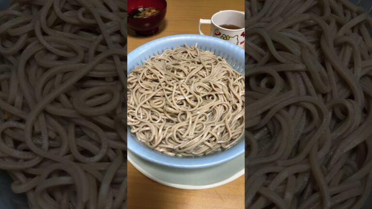 #そば #ピーマンとツナのあえもの #コロッケ