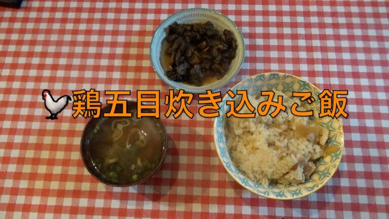 簡単便利🐓鶏五目炊き込みご飯！File No.489