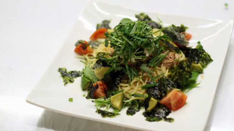 第三回 おろしそマヨとづけアボカドの冷たいツナパスタ