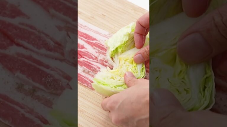 レタスのレンチン豚肉巻き やみつきだれの作り方【ミツカン公式】