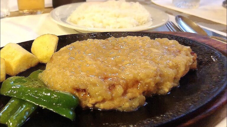 【福岡グルメ】人気老舗店のシャリアピンステーキが超超美味すぎるー福岡#205