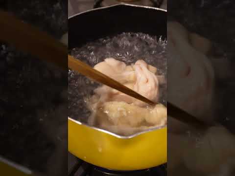 鶏皮が余ったときは鶏皮ポン酢を作ろう #shorts