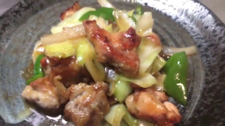 鶏のガーリックバター炒めの作り方