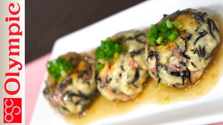 オリンピックの超簡単レシピ　★お惣菜リメイクシリーズ 　ひじきの豆腐だんごの作り方