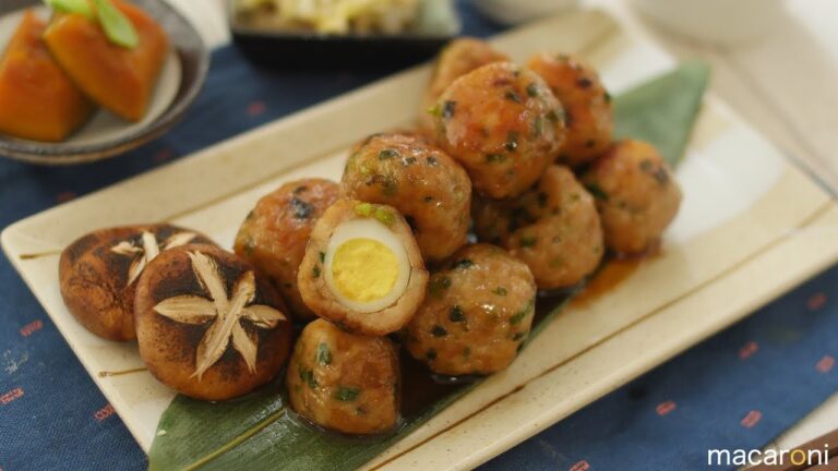 ころころテリうまっ！ うずら 卵の お月見 つくね のレシピ 作り方