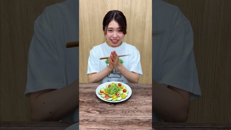 ブロッコリースーパースプラウトとズッキーニのカルパッチョ風サラダ#shorts