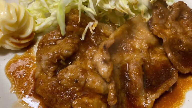 【肉やわらか】豚ロース　生姜焼き【定番おかず】