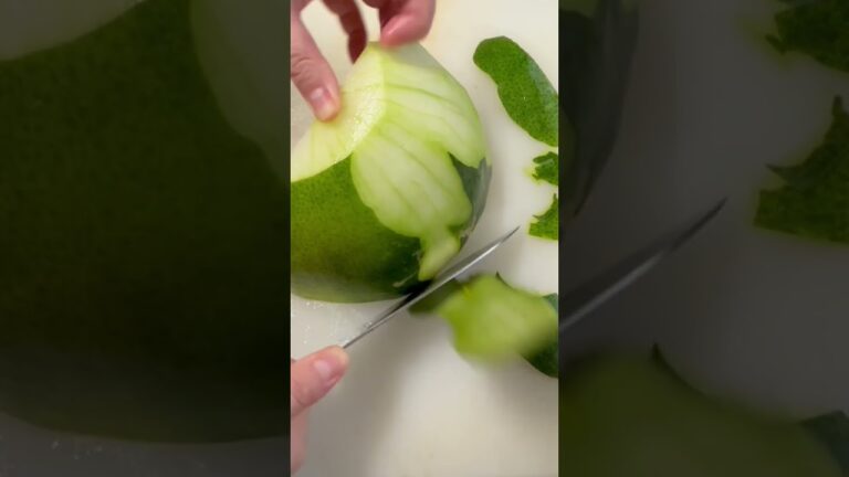 冬瓜の皮むき【冬瓜スープ】