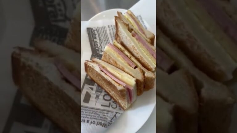 【簡単おつまみ】フライパンでホットサンド　 #shorts