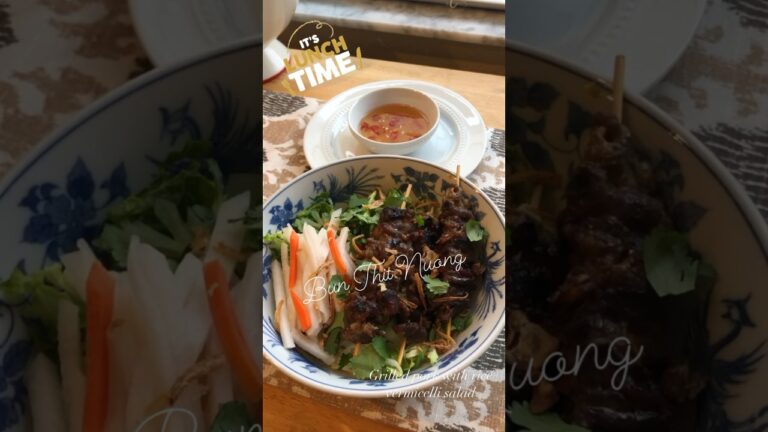 🇻🇳Vietnamese Grilled Pork Salad - ベトナム料理ブンティットヌン