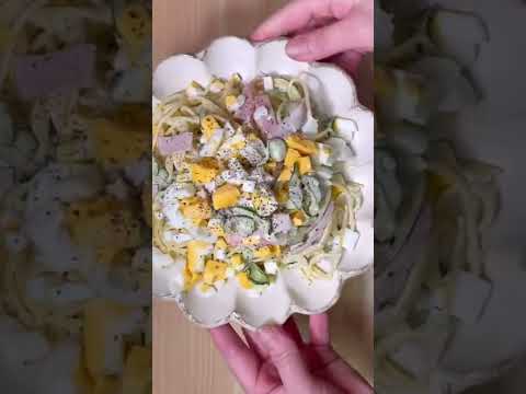 食欲がなくてもついつい食べてしまうスパサラ😋
