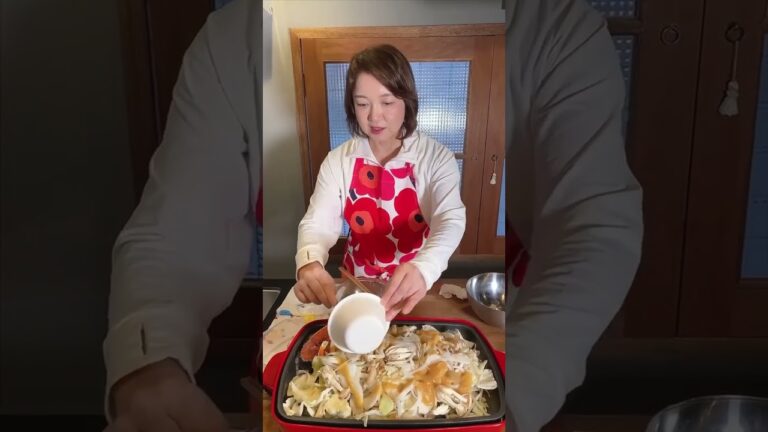 鮭のちゃんちゃん焼き　#竹谷とし子　#shorts