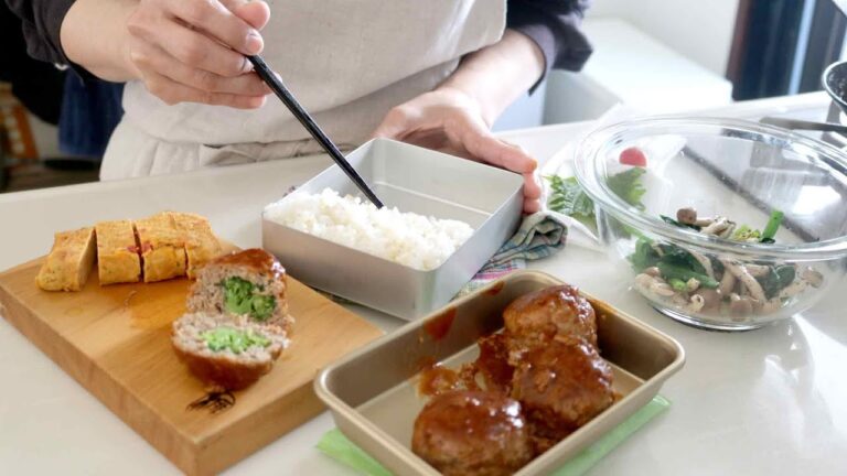 【お弁当作り】ブロッコリーがめっちゃ美味しく！ブロッコリーミートボール弁当bento＃779