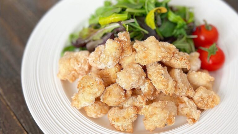 鶏ささみ肉でポップコーンチキン