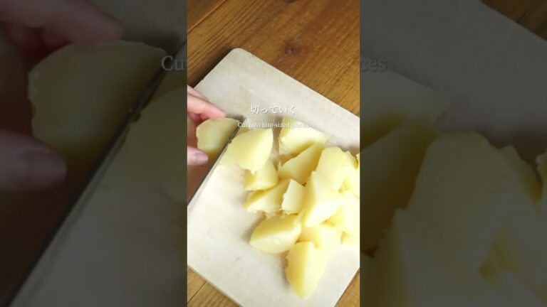 【タコとじゃがいものジェノベーゼ】 #recipe #recipes #shortrecipe