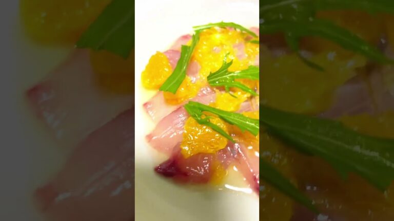 カンパチ刺身×柑橘ドレッシング！簡単5分レシピ