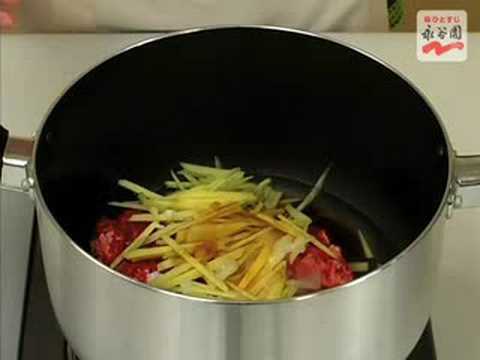 【永谷園】生姜レシピNo.029 牛肉小間切れ肉のしょうが入り六ちゃん佃煮風