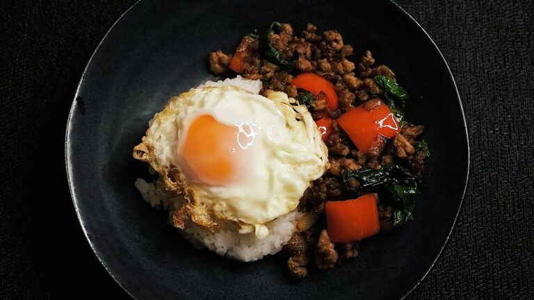 深夜に食べたいガパオライスの作り方#Shorts