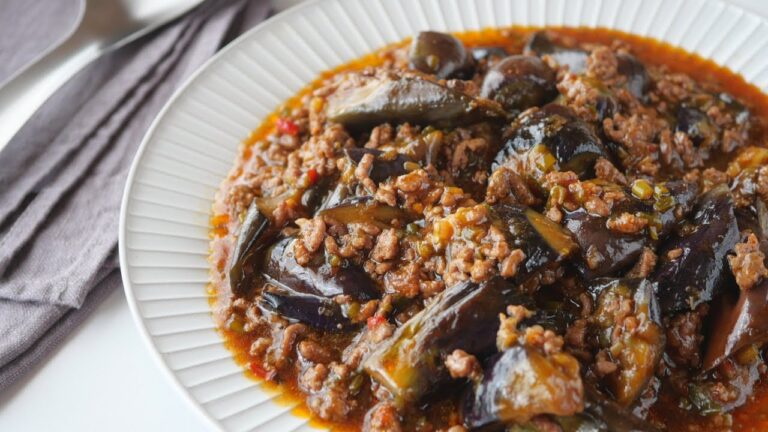 【誰かと食べたくなるおかず】「まるめし」ひき肉たっぷりの簡単麻婆茄子☆白いご飯が欲しくなる～ | Mabo Nasu Spicy Eggplant Stir Fry