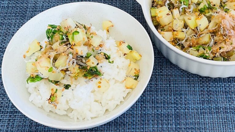 栄養満点！セロリとじゃこの佃煮のレシピ・作り方 | Stir-Fried Celery and Dried Young Sardines in Soy Sauce Recipe