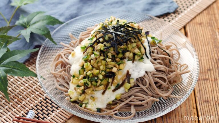 【山形風だしとろろそば】めんつゆでパパっと！暑くなるこれからの時期におすすめレシピ♪｜macaroni（マカロニ）