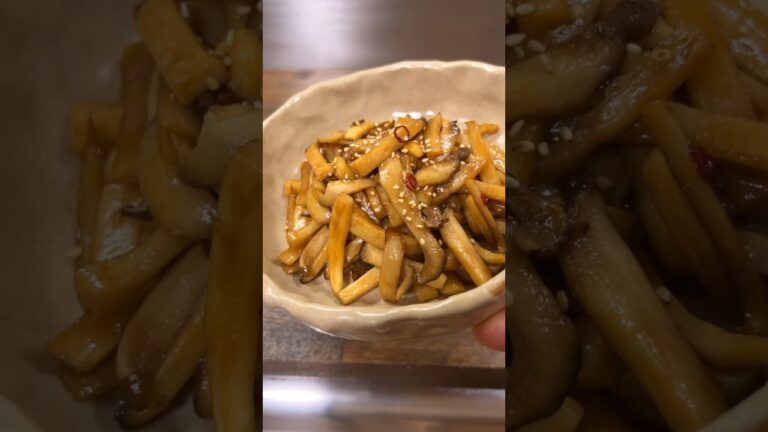 エリンギレシピ迷ったらコレ！悩み解消！最速で作るエリンギメンマ