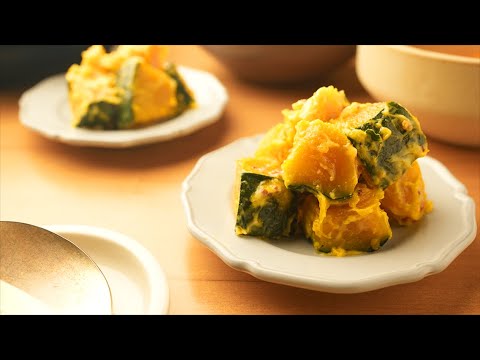 レンジでチンして和えるだけ！なめらかで甘い【かぼちゃサラダ】