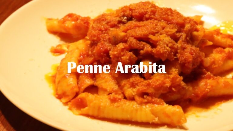 ペンネアラビアータの作り方 | How to make Penne Arabita 【手打ち生パスタ】