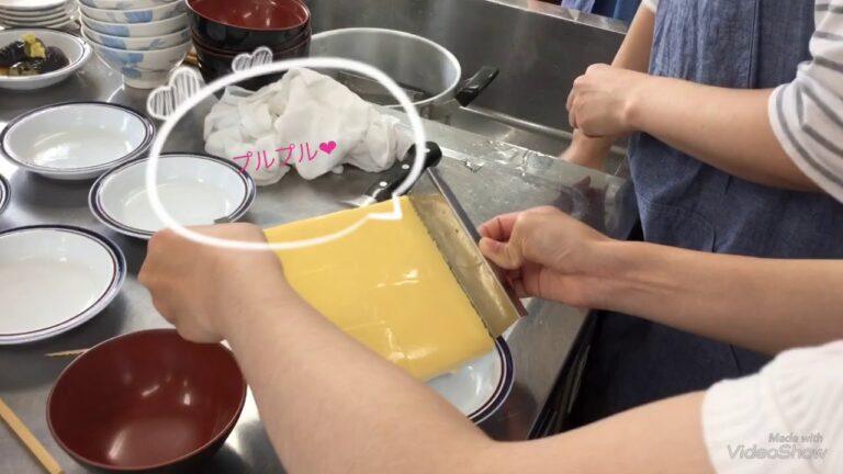 介護福祉士　専門学校　調理実習　ぷるぷる卵豆腐♡