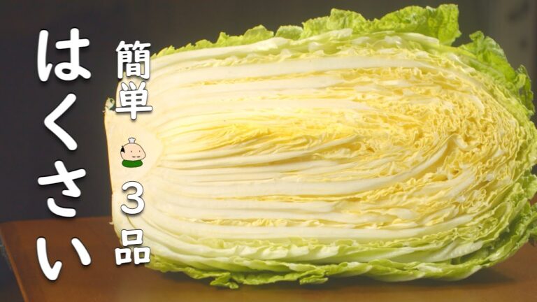 【ハクサイ レシピ】簡単！おいしい 白菜 の 使い方 3品