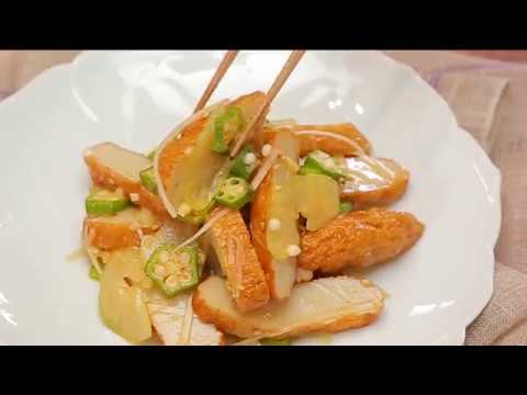 さつま揚げの香味ピリ辛あえ