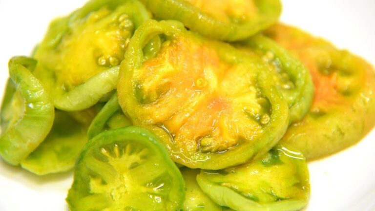 青トマトのカレー漬け