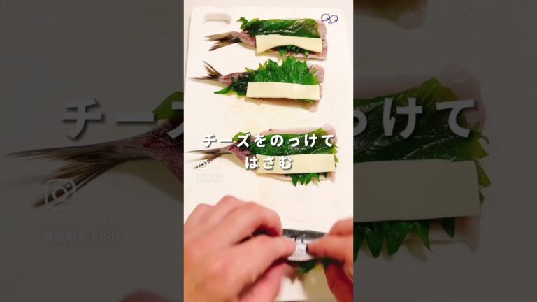 【いわし料理14品目：大葉チーズのパン粉焼き】 #魚料理 #イワシ #魚料理レシピ #いわし #イワシ料理 #料理男子 #魚レシピ #いわし料理 #料理レシピ #おうちごはん #パン粉 #チーズ