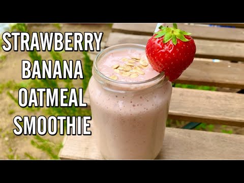 オートミールスムージー‼️ダイエット中や子供にも‼️ヘルシー朝食•おやつ❣️