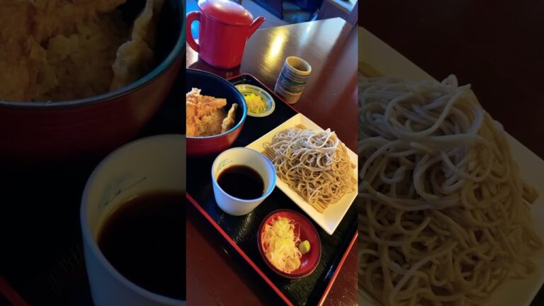 海老名市のそば処佐賀で『鶏天丼セット』950円をいただきます！！