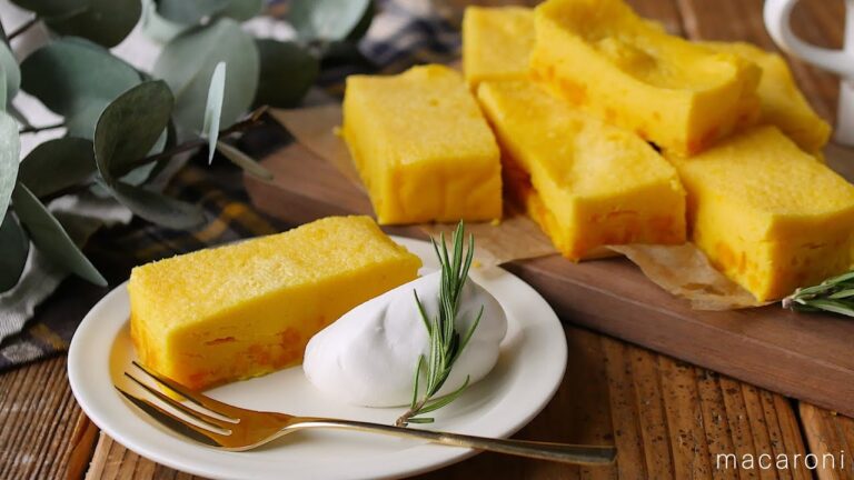【かぼちゃのチーズケーキ】レンジで簡単！旬のかぼちゃでスイーツ作り♪｜macaroni（マカロニ）