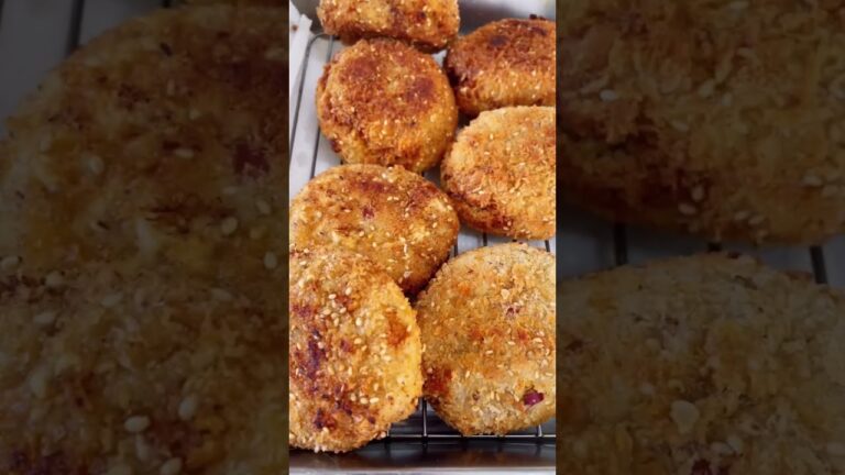 【ゴマの風味で激ウマ】鳴門金時のコロッケ#shorts