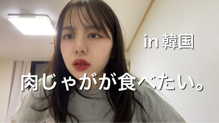 韓国で果たして肉じゃがは作れるのか。ついでに胃袋もつかんどいた/한국에서 일본 가정식 니쿠자가는 만들수있을까?