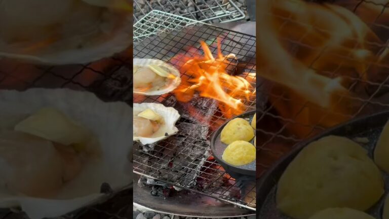 【BBQ】ホタテのバター醤油