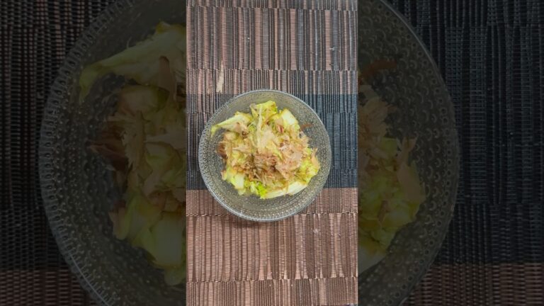 簡単に出来る白菜のおひたし🍀