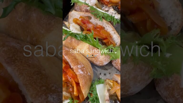 サバサンド本日もご用意いたします。季節によって内容が変わるサバサンドですが、現在は「蕪と蓮根のトマト煮のサバサンド」をご用意しています。#笹塚 #オパン #渋谷 #パン屋 #ベーカリー #東京パン屋