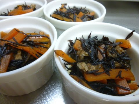 【レシピ】簡単おいしい!!ひじきの煮物の作り方
