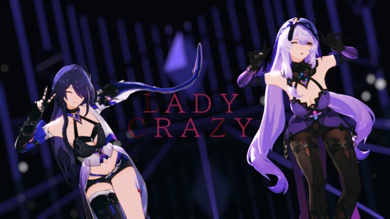 【崩スタMMD】黄泉＆ブラックスワン/LADY CRAZY〔4K〕#MMD