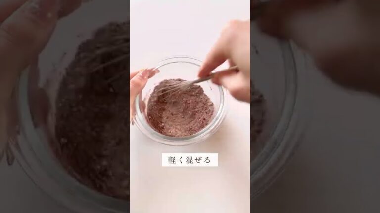 14キロ痩せた超簡単ダイエットおやつ『ふわふわチョコシフォンケーキ』卵白と卵黄分けて泡立ても必要なし。材料全部混ぜて電子レンジで3分で完成。