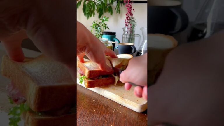 【ピクルス瓶から出してみた】ガーキンピクルスでローストビーフサンド