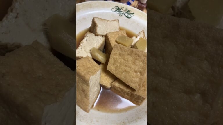 厚揚げ煮物でレッツゴー❗️
