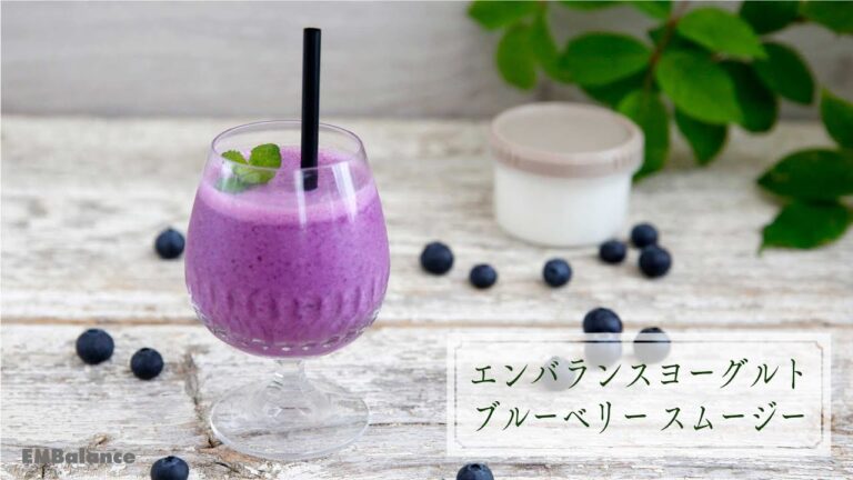 エンバランスヨーグルト・ブルーベリースムージー