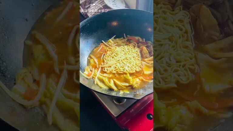 中華鍋でっぽいラーメン作ったデブ #shorts