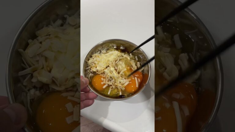 ダイエット生活54日目　#shorts #ダイエット生活 #痩せる #料理 #レシピ #えのき #卵 #チーズ