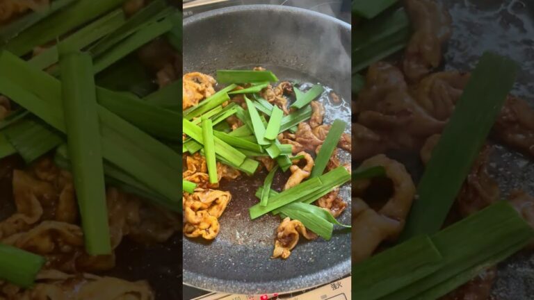 【ガッツリさっぱり】豚ニラやっこ #shorts